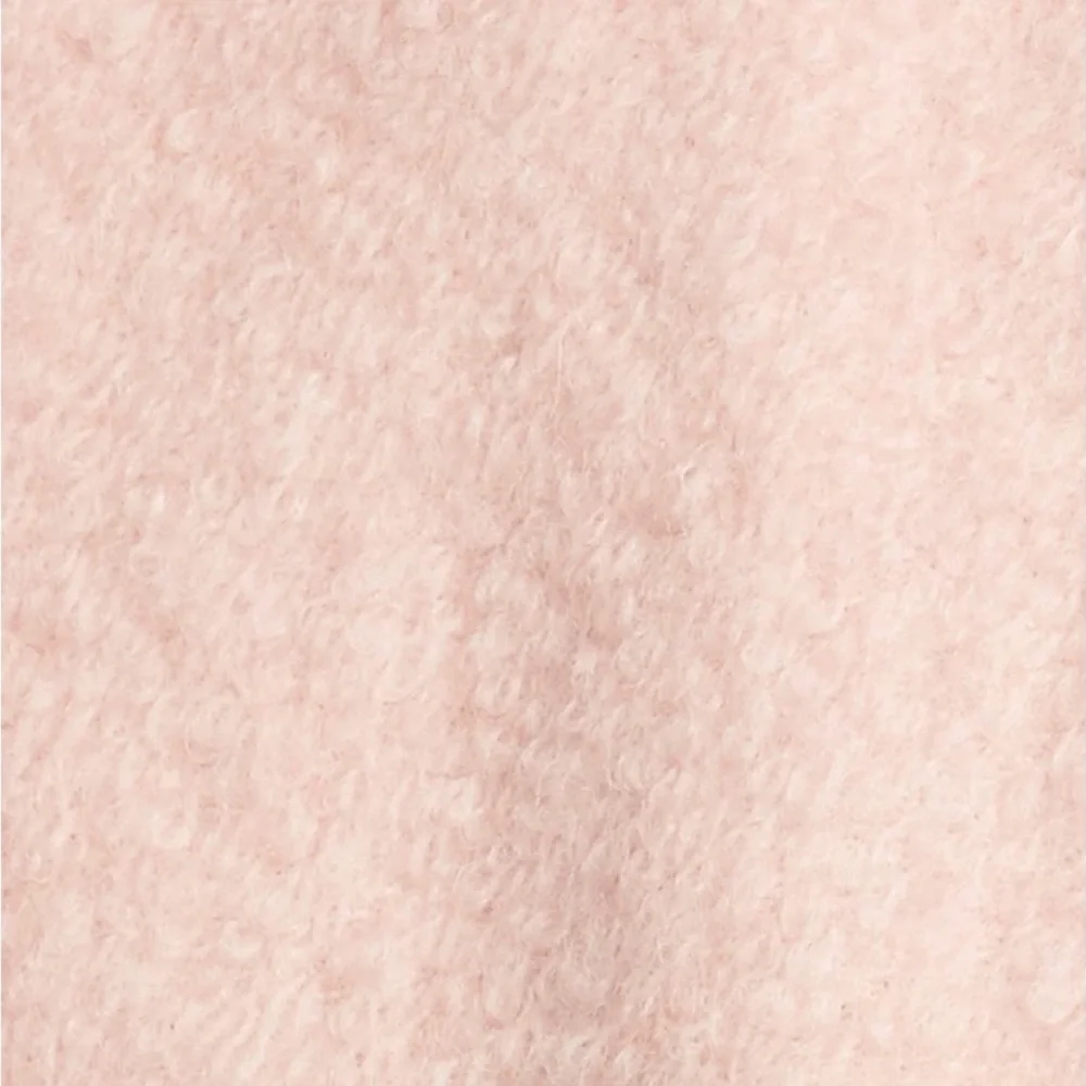 Guess Pink Boucle Double Breasted Wool Peacoat Cutaway Winter Dress Coat Medium - Picture 4 of 15
